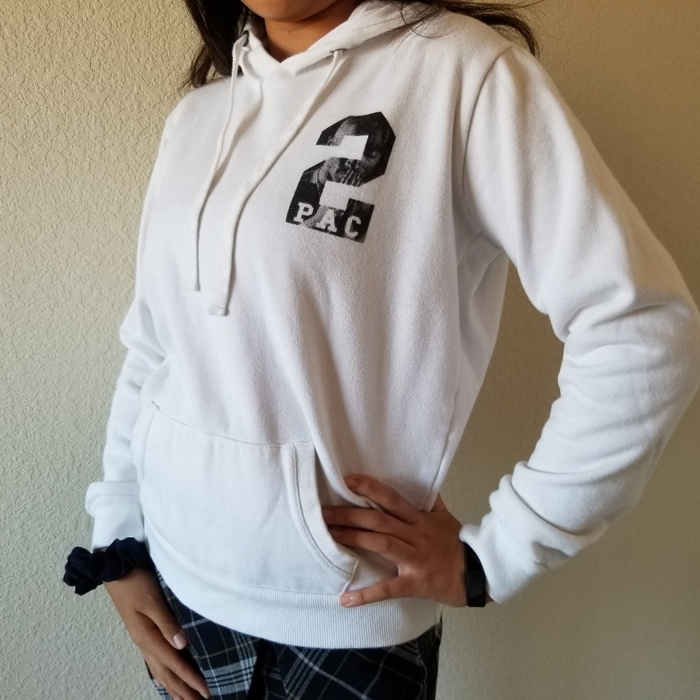Cotton On White Fleece Hoodie